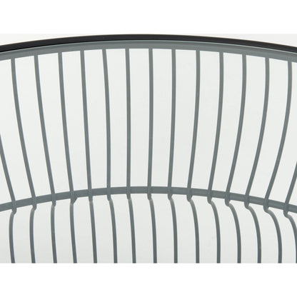 Shani Coffee Table by Mercana in black. Made from metal in a unique style.