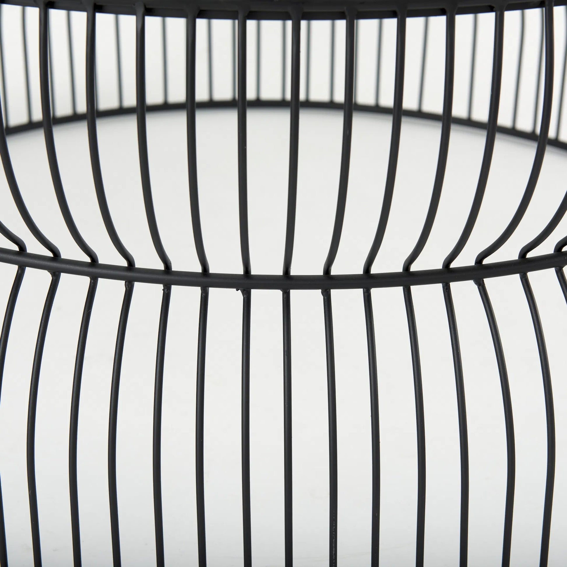 Shani Coffee Table by Mercana in black. Made from metal in a unique style.