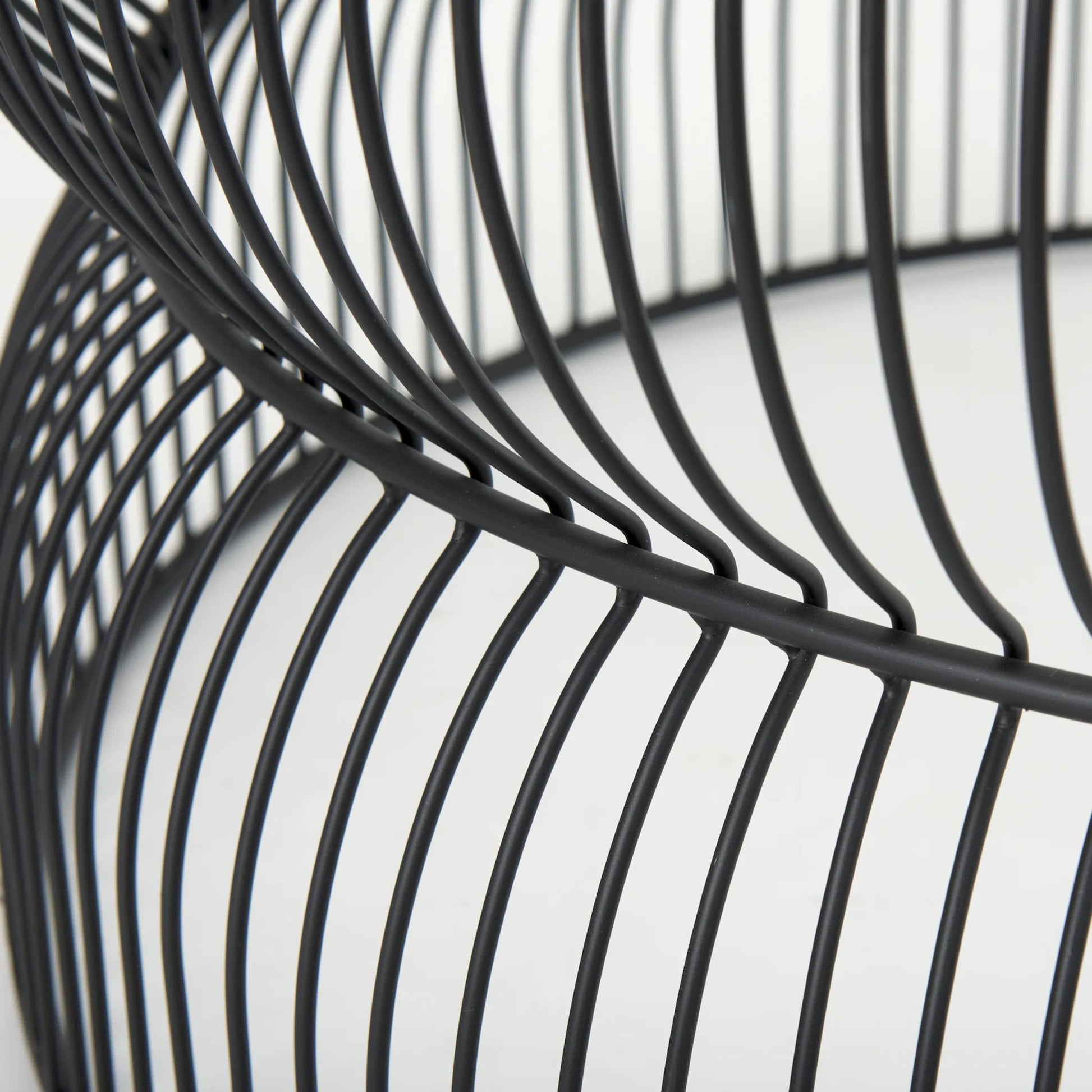 Shani Coffee Table by Mercana in black. Made from metal in a unique style.