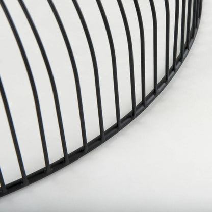 Shani Coffee Table by Mercana in black. Made from metal in a unique style.
