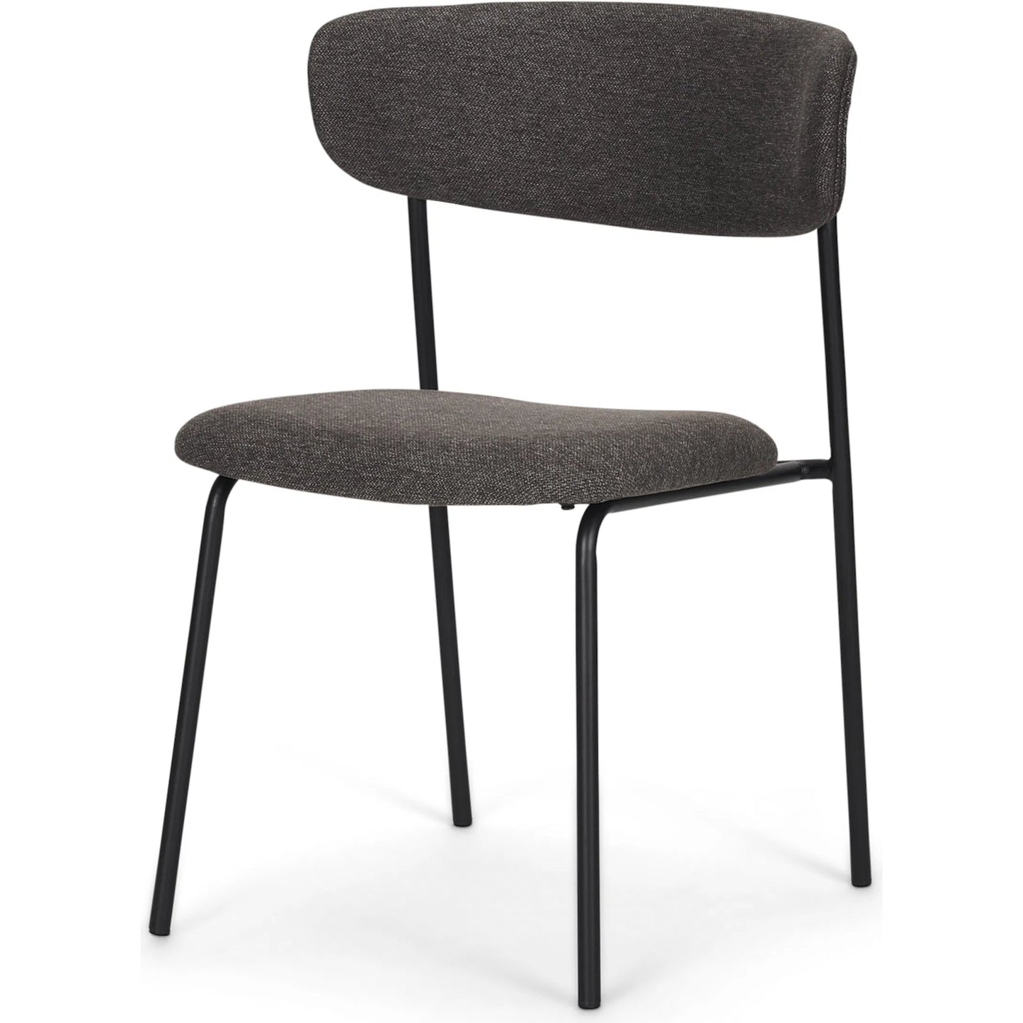 028 SI-2370128 | Primary Silo | Corey Dining Chair (Set of 2) by Mercana in black. Made from metal in a transitional style.