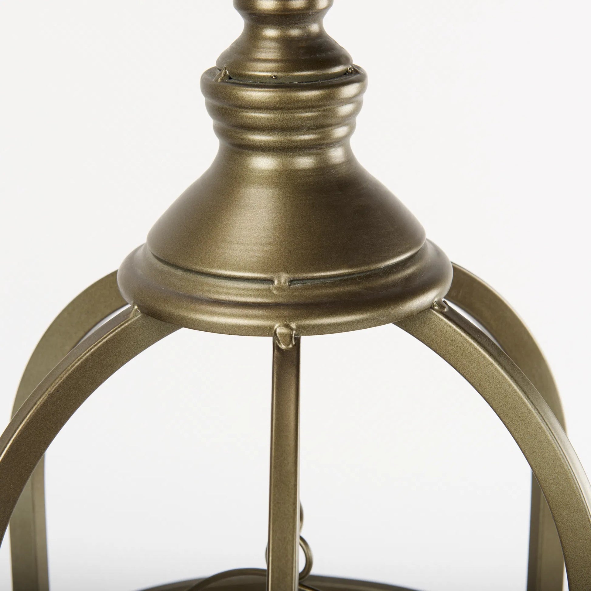 Gerson I Cage-Style Candle Holder Lantern by Mercana. Made from iron, brass in a modern style.