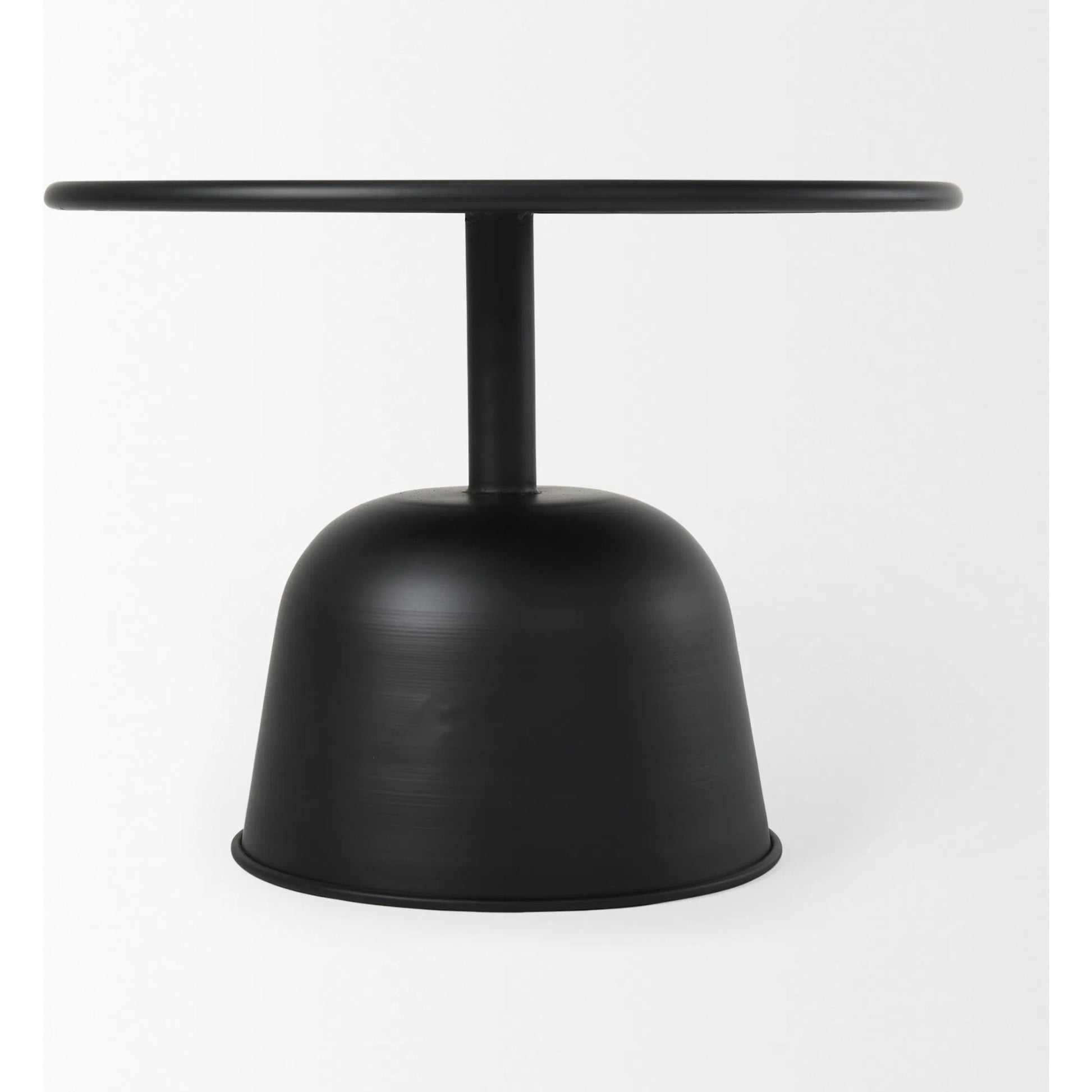 Talulla Accent Table by Mercana in black. Made from metal in a modern style.