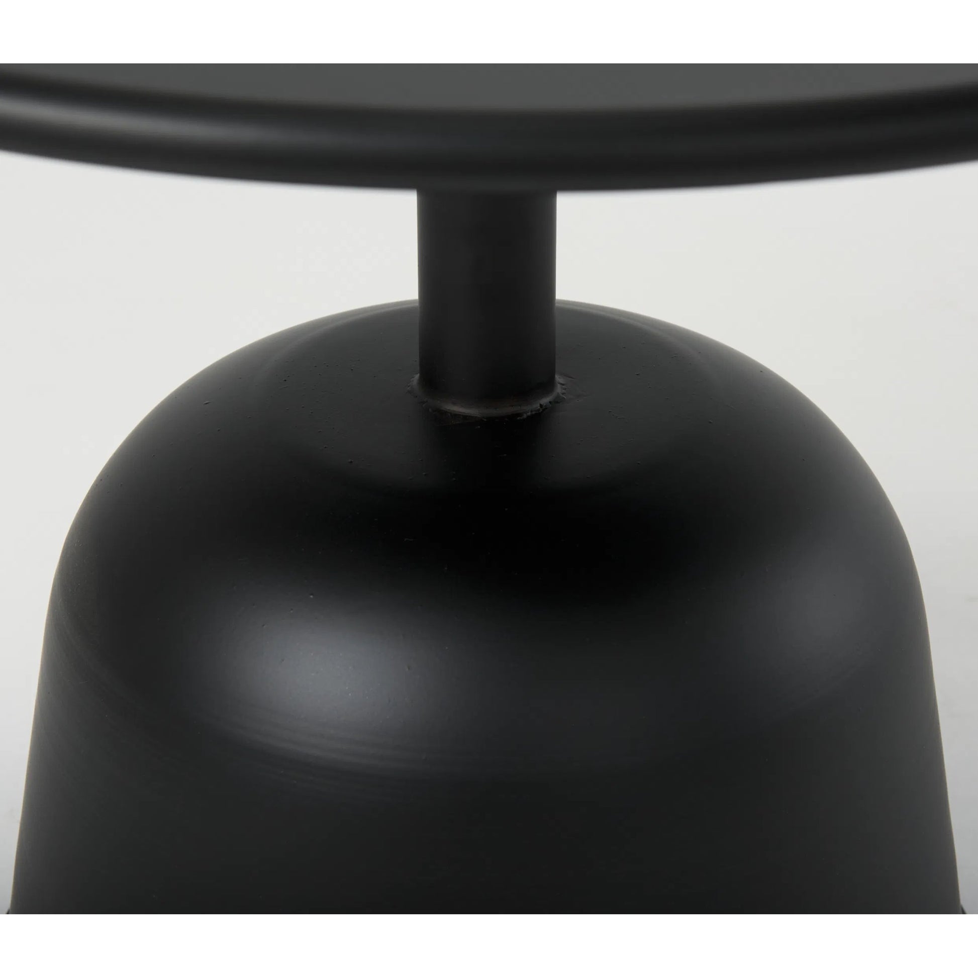 Talulla Accent Table by Mercana in black. Made from metal in a modern style.