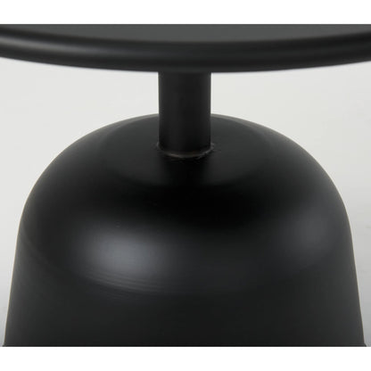 Talulla Accent Table by Mercana in black. Made from metal in a modern style.