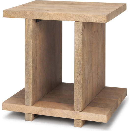 Nohr Accent Table by Mercana. Made from solid wood in a unique style.