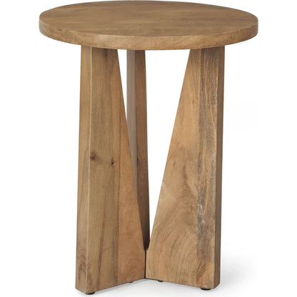 Mattius Accent Table by Mercana. Made from solid wood in a modern style.