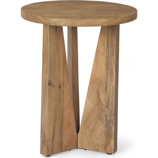 Mattius Accent Table by Mercana. Made from solid wood in a modern style.