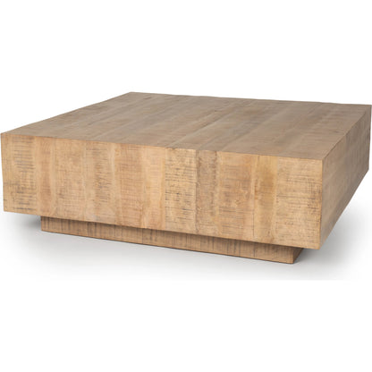 Hayden Square Coffee Table by Mercana. Made from solid wood in a unique style.
