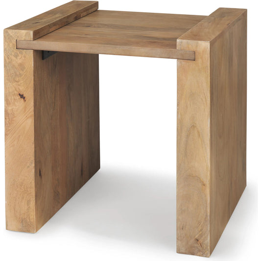 Athelia Accent Table by Mercana. Made from solid wood in a unique style.