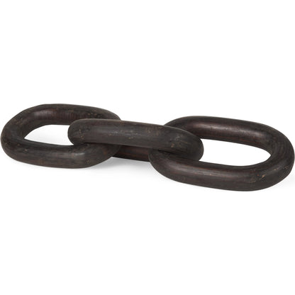 Tayla Wood Chain Link by Mercana. Made from solid wood in a modern style.