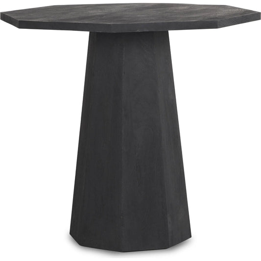 Maxine Foyer Table by Mercana in black. Made from solid wood in a unique style.