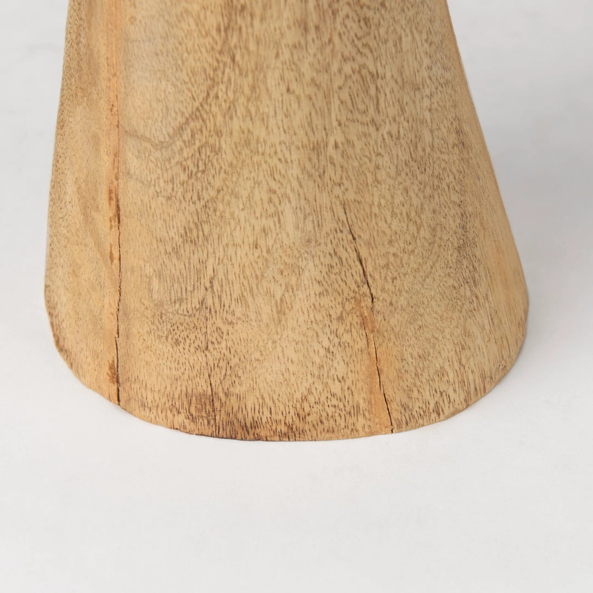 Ivan Wooden Head Sculpture by Mercana in brown. Made from solid wood in a cottage & farmhouse style.