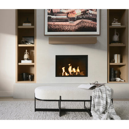 Amelia Bench by Mercana in cream. Made from unique in a modern style.