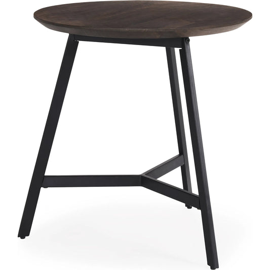 Todd Accent Table by Mercana in brown. Made from wood in a unique style.