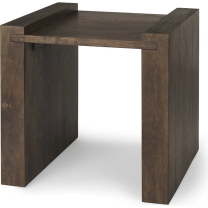 Athelia Accent Table by Mercana. Made from solid wood in a traditional style.