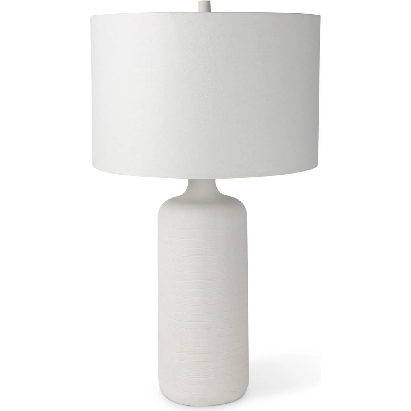 006 SI-2369337 | Primary Silo | Melanie Table Lamp by Mercana in white. Made from ceramic in a modern style.