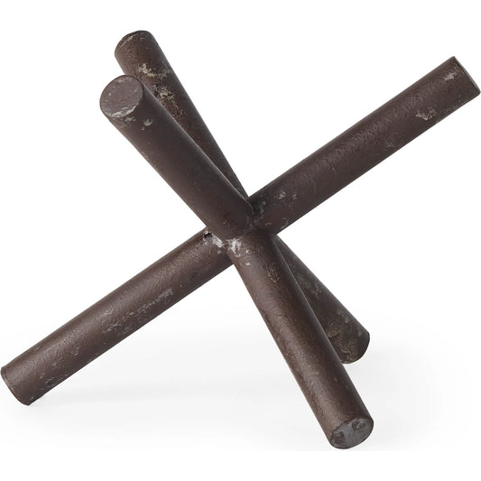 Astericks I Brown Decor Object by Mercana in natural. Made from unique in a modern style.