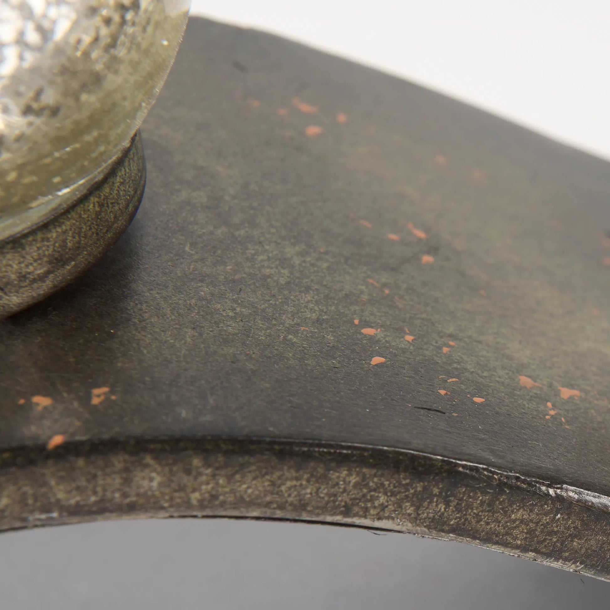 Lux Copper Five Hurricane Glass Holder Table Candle Holder by Mercana in beige. Made from unique in a modern style.