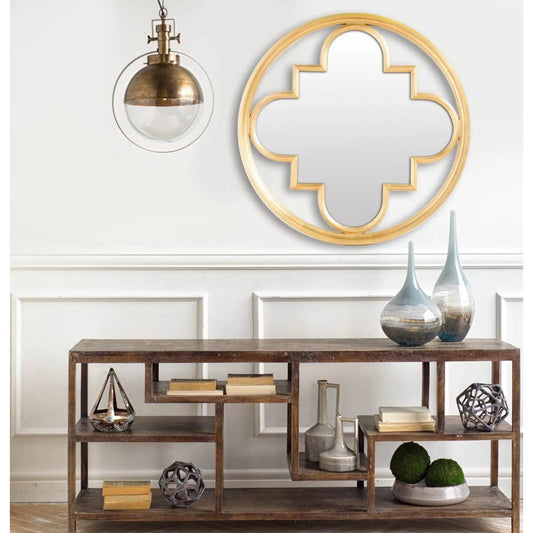 Leighton Pendant Light by Mercana in gold. Made from unique in a modern style.