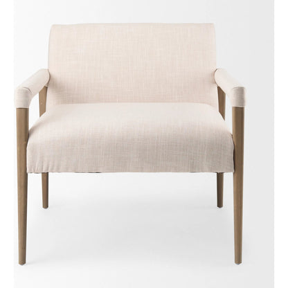 Palisades Accent Chair by Mercana in gray. Made from fabric in a unique style.