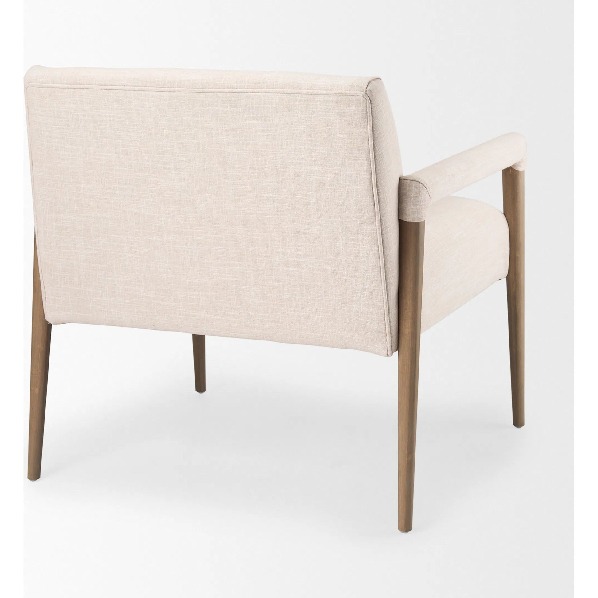 Palisades Accent Chair by Mercana in gray. Made from fabric in a unique style.