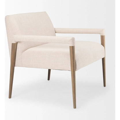 Palisades Accent Chair by Mercana in gray. Made from fabric in a unique style.