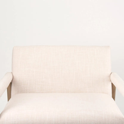 Palisades Accent Chair by Mercana in gray. Made from fabric in a unique style.