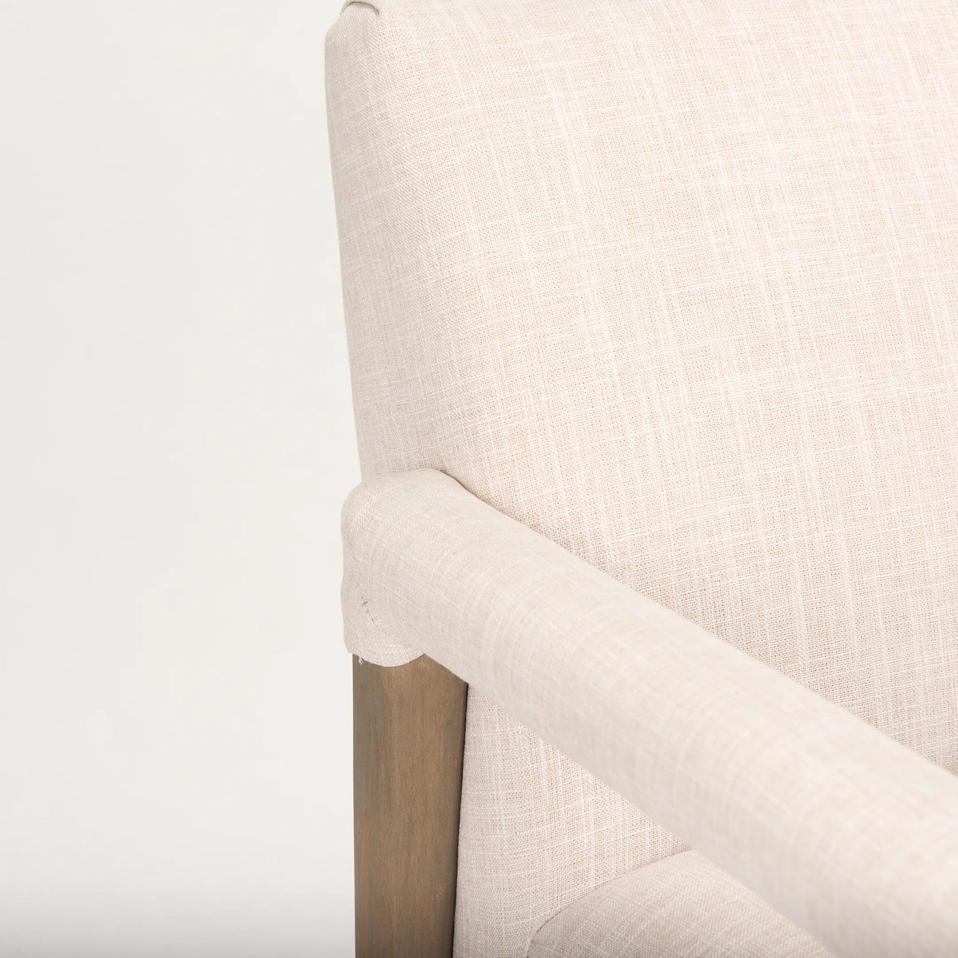 Palisades Accent Chair by Mercana in gray. Made from fabric in a unique style.