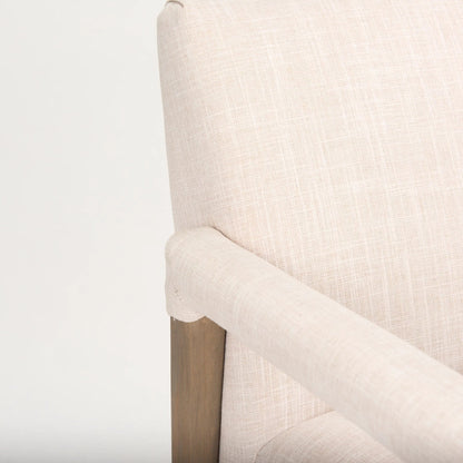 Palisades Accent Chair by Mercana in gray. Made from fabric in a unique style.
