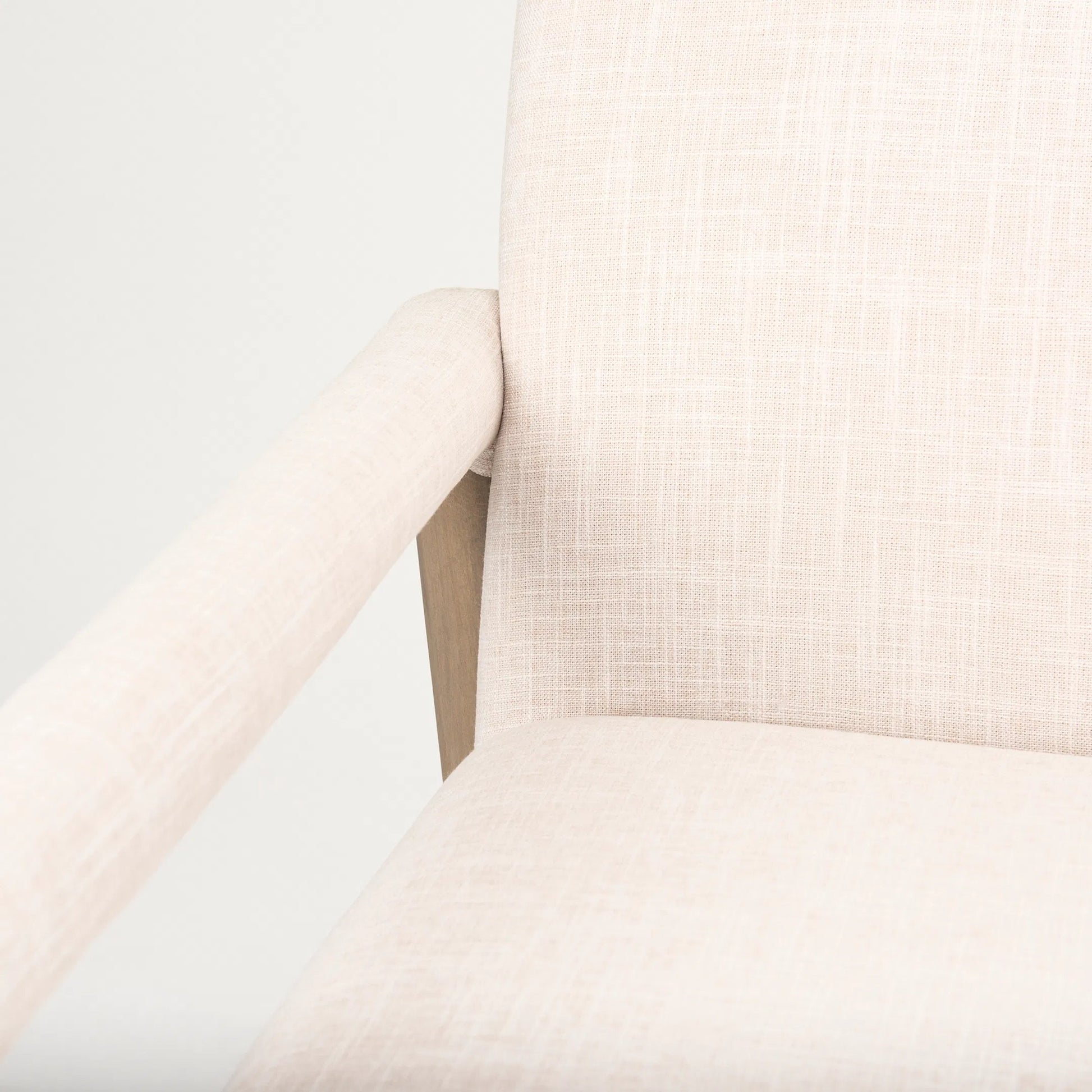 Palisades Accent Chair by Mercana in gray. Made from fabric in a unique style.