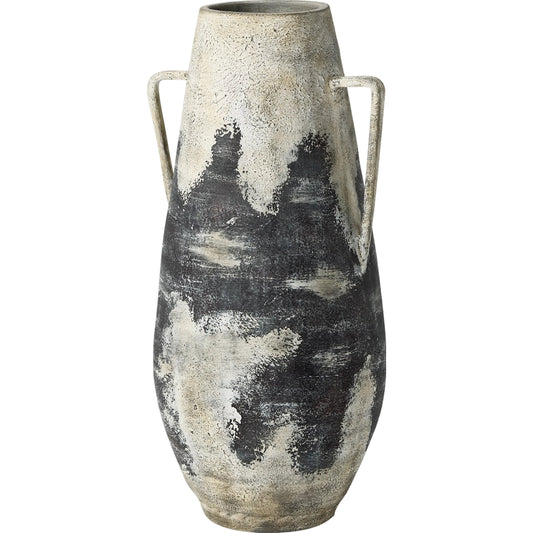 Boscia Floor Vase by Mercana in black, white. Made from ceramic in a eclectic & global style.