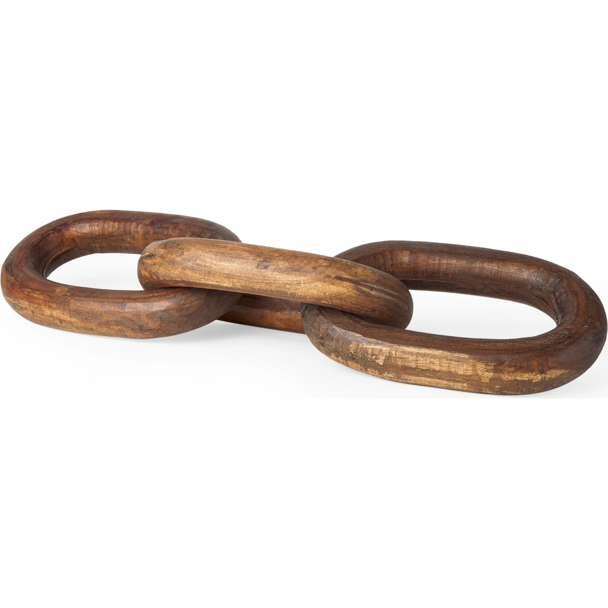 Tayla Wood Chain Link by Mercana. Made from solid wood in a modern style.