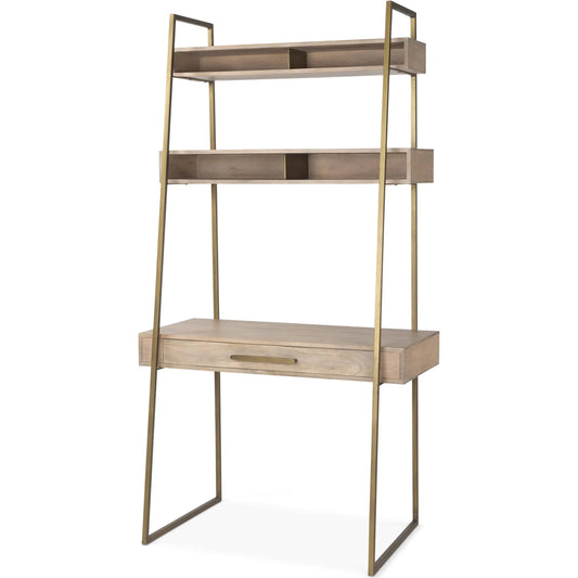 Cordell Office Desk by Mercana. Made from solid wood in a unique style.