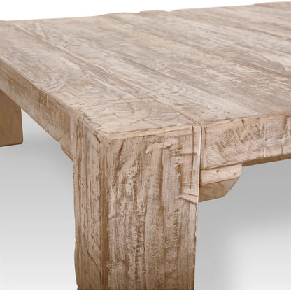 Mcarthur Coffee Table by Mercana in natural. Made from unique in a coastal style.