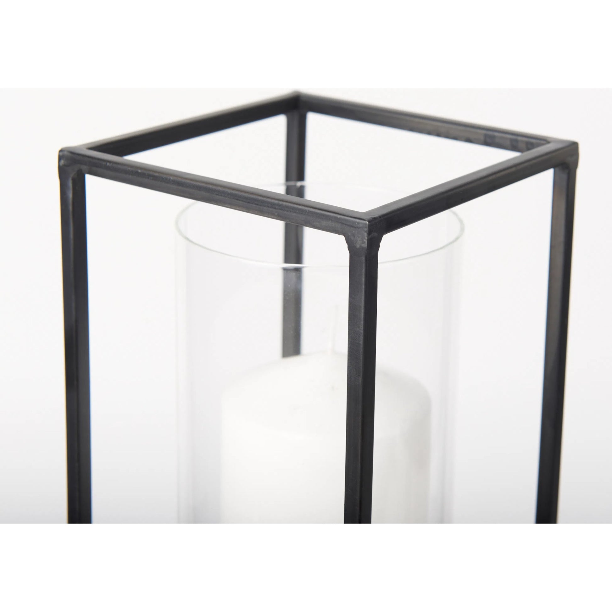 Cindy Candle Holders by Mercana in black. Made from metal in a transitional style.