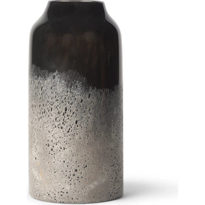 Emu W Gray Vase by Mercana in black. Made from glass in a modern style.