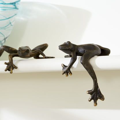 Iron Frogs (Set of 2) by Cyan Design in old world. Made from cast iron in a eclectic & global style.