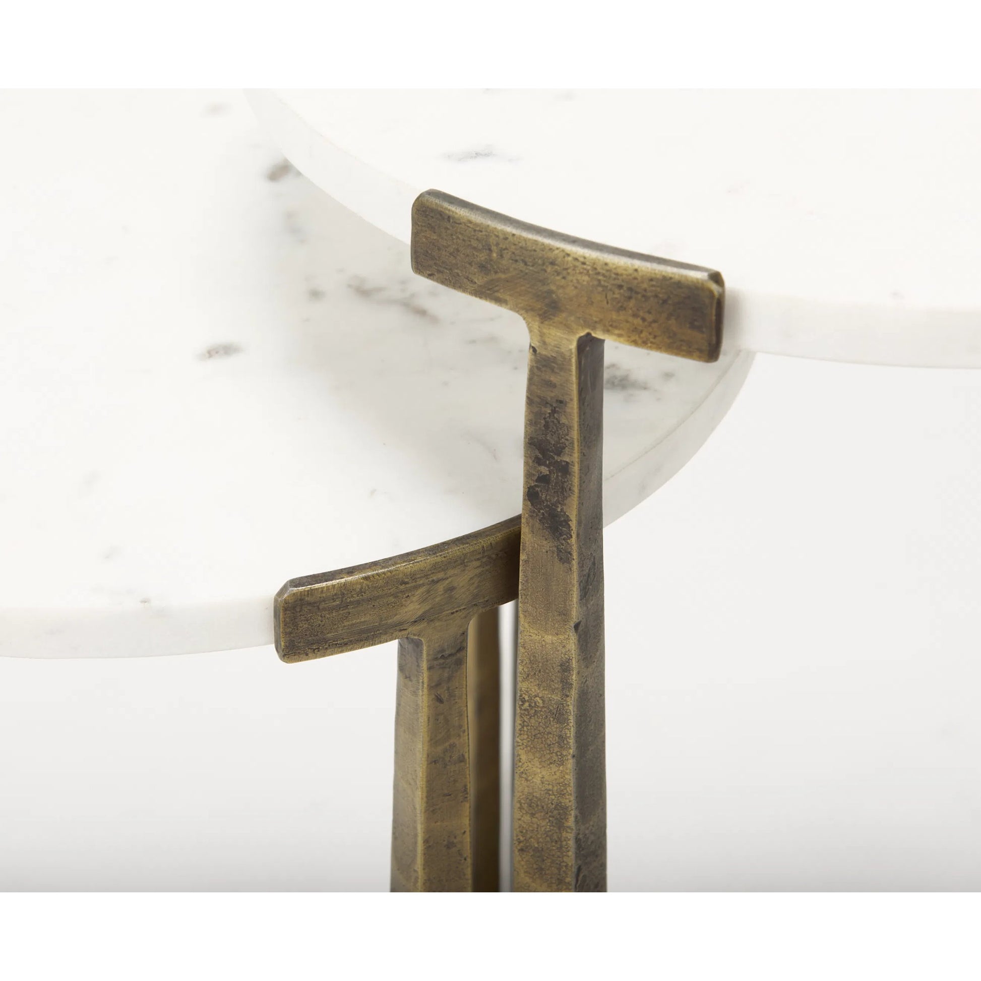 Atticus Nesting Accent Tables by Mercana. Made from metal in a unique style.