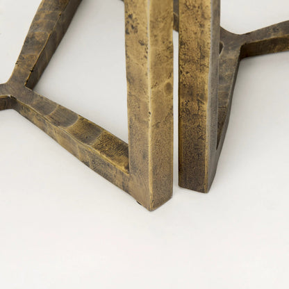 Atticus Nesting Accent Tables by Mercana. Made from metal in a unique style.