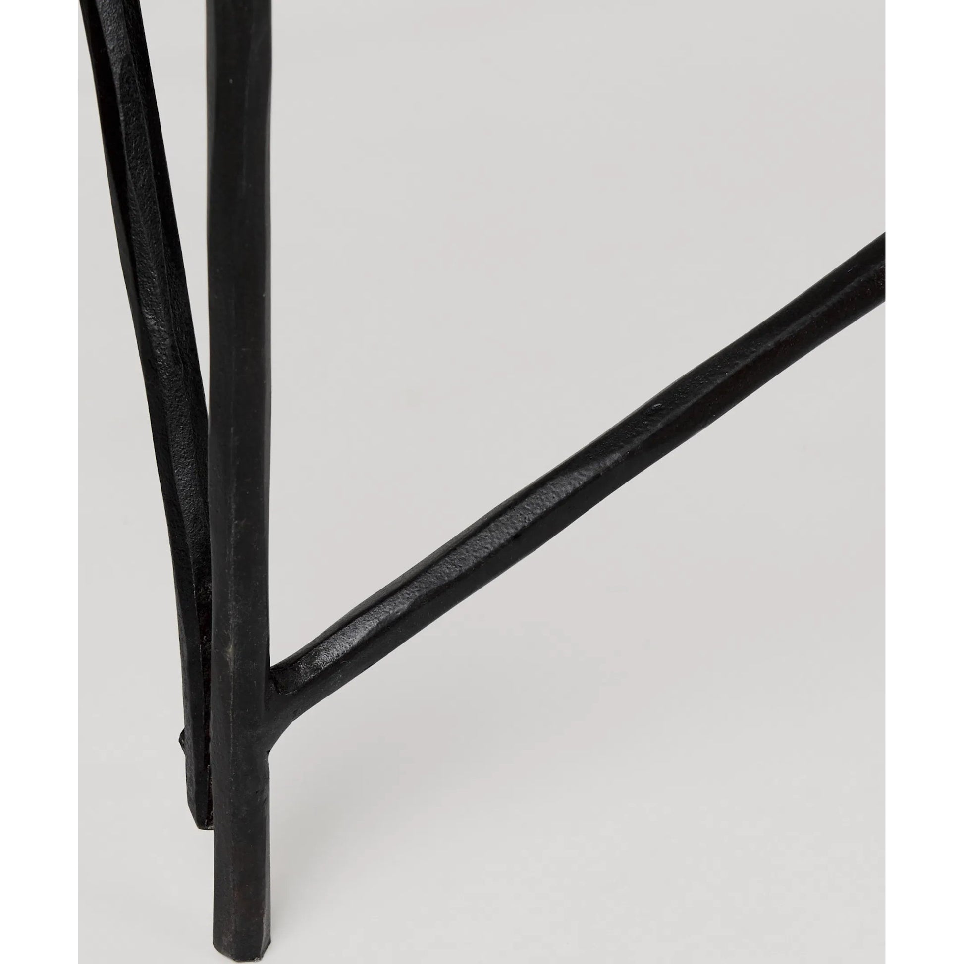 Lorlei Console Table by Mercana in black. Made from iron in a unique style.