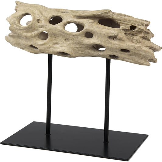 Dwell Cholla Wood Decorative Object by Mercana in brown. Made from resin in a unique style.