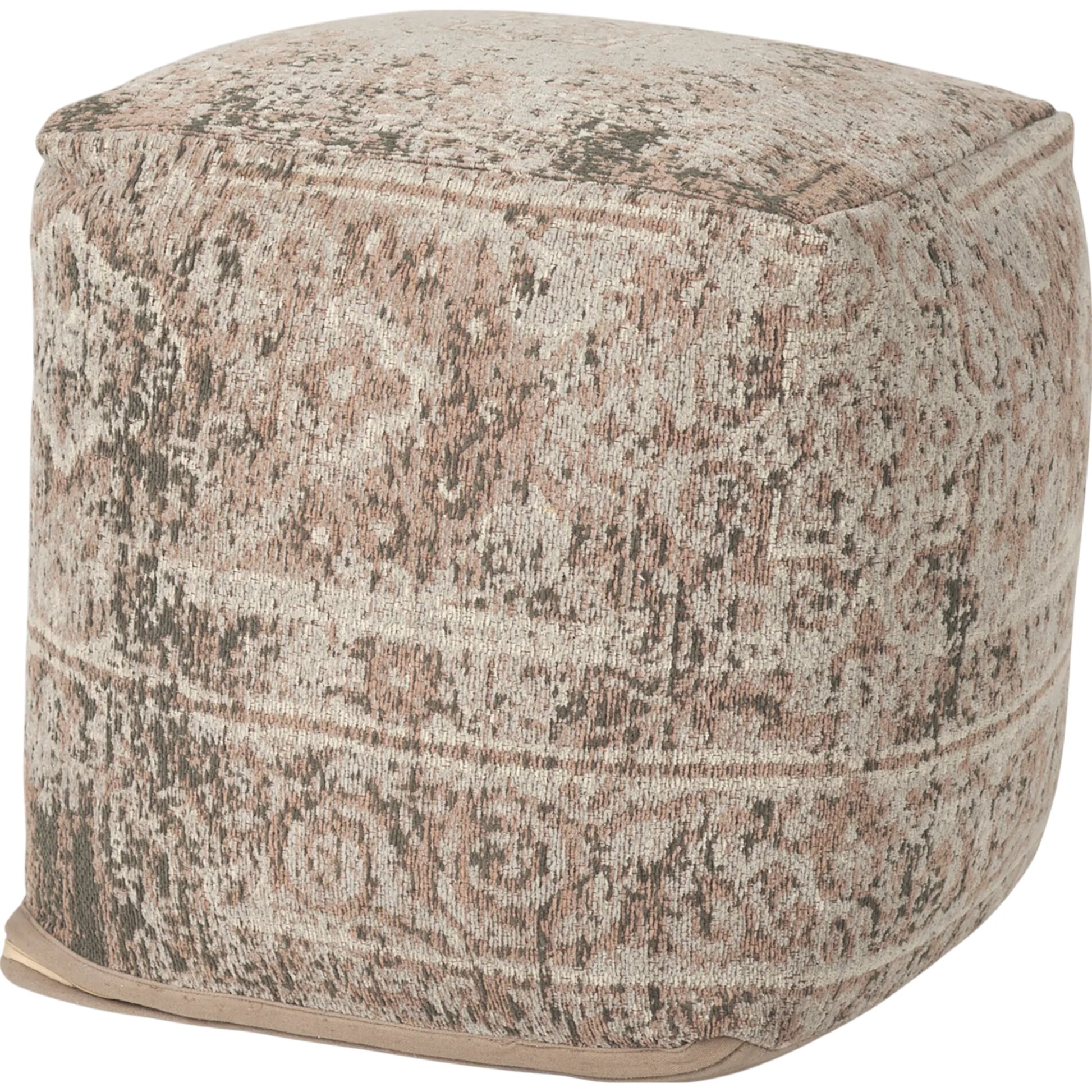 Khloe Pouf by Mercana. Made from cotton in a traditional style.