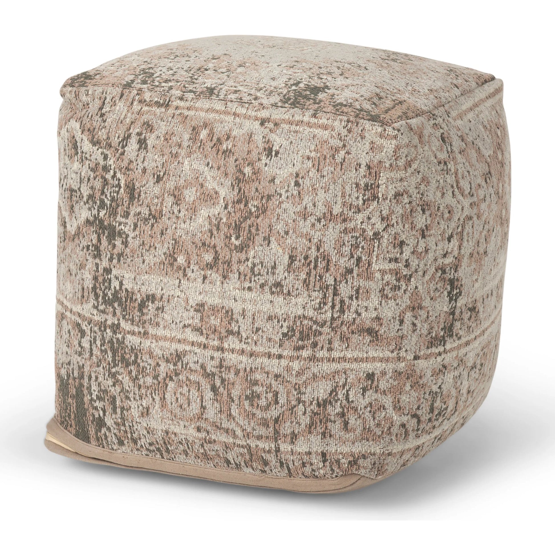 Khloe Pouf by Mercana. Made from cotton in a traditional style.