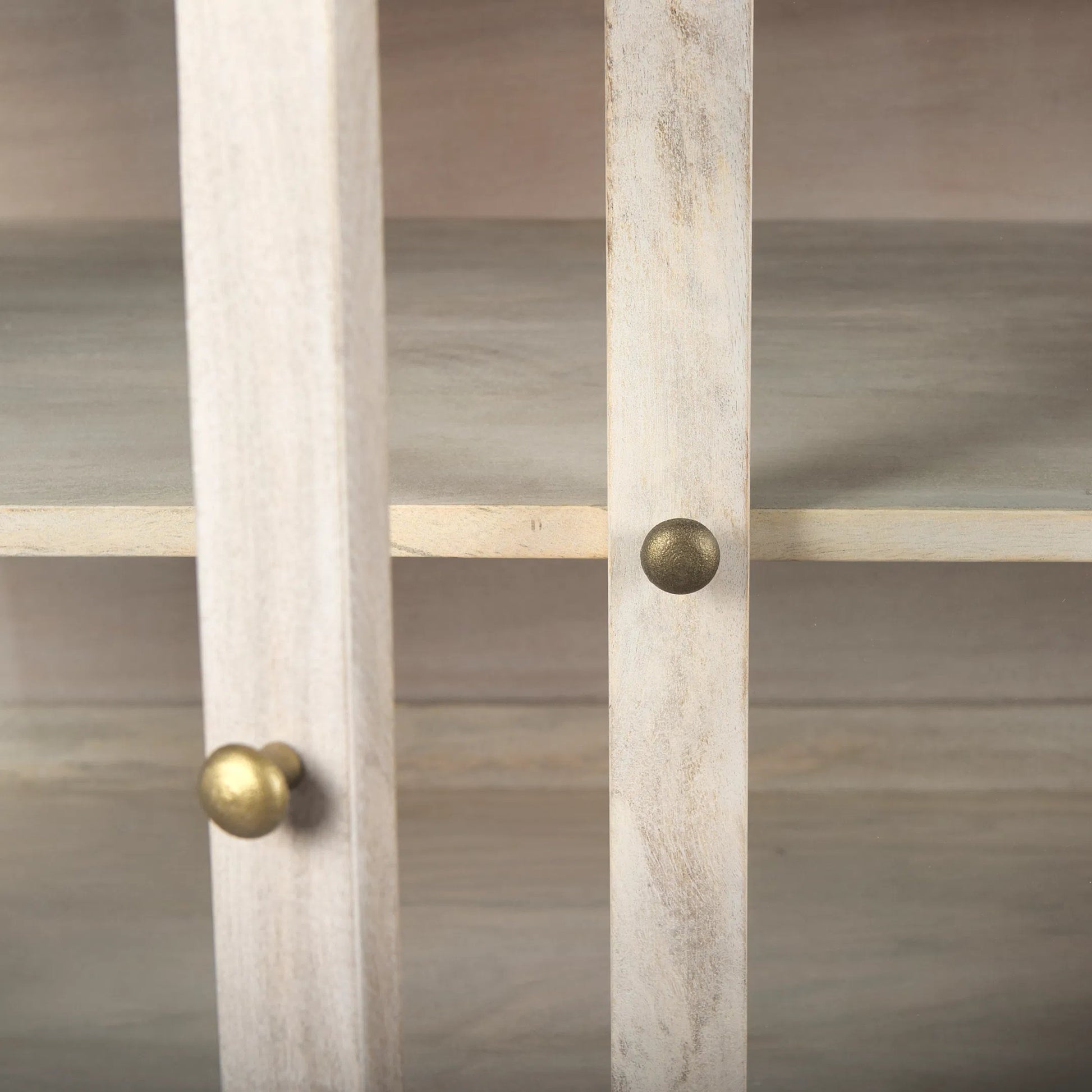 Arelius Sideboard by Mercana. Made from glass, solid wood, steel in a modern style.