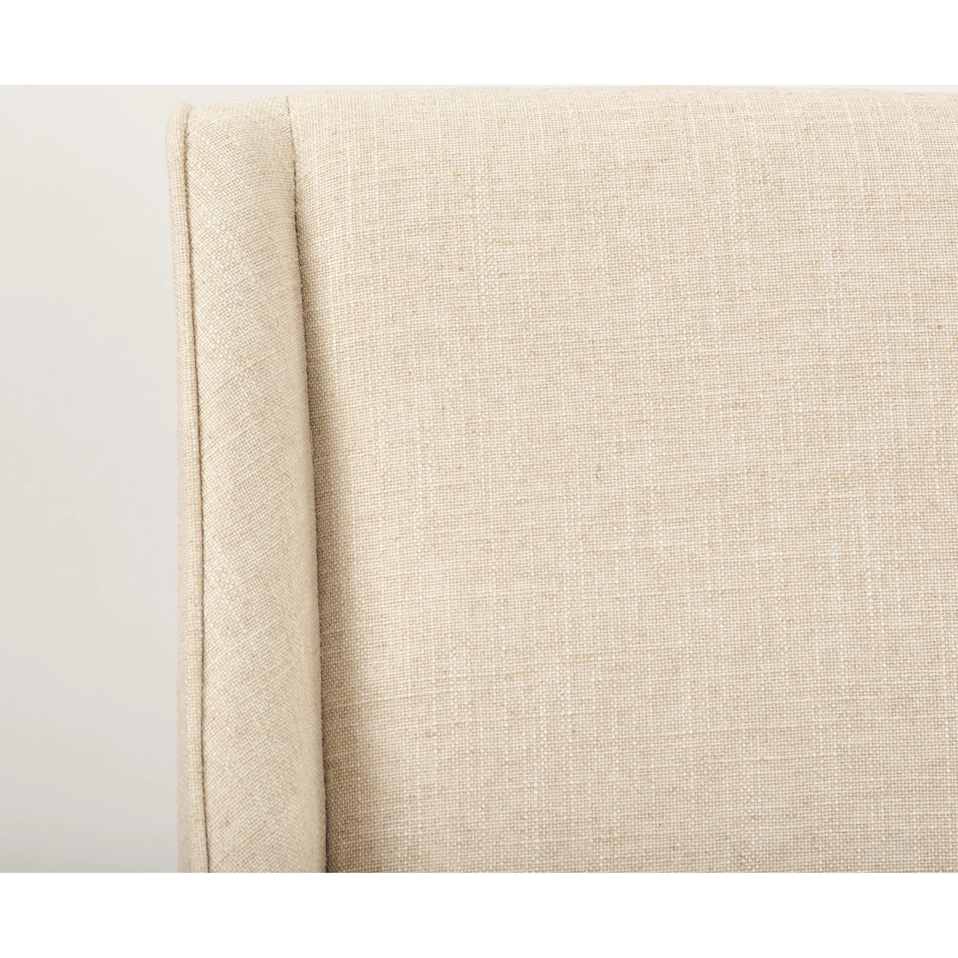 Kensington Counter Stool by Mercana in cream. Made from wood in a unique style.