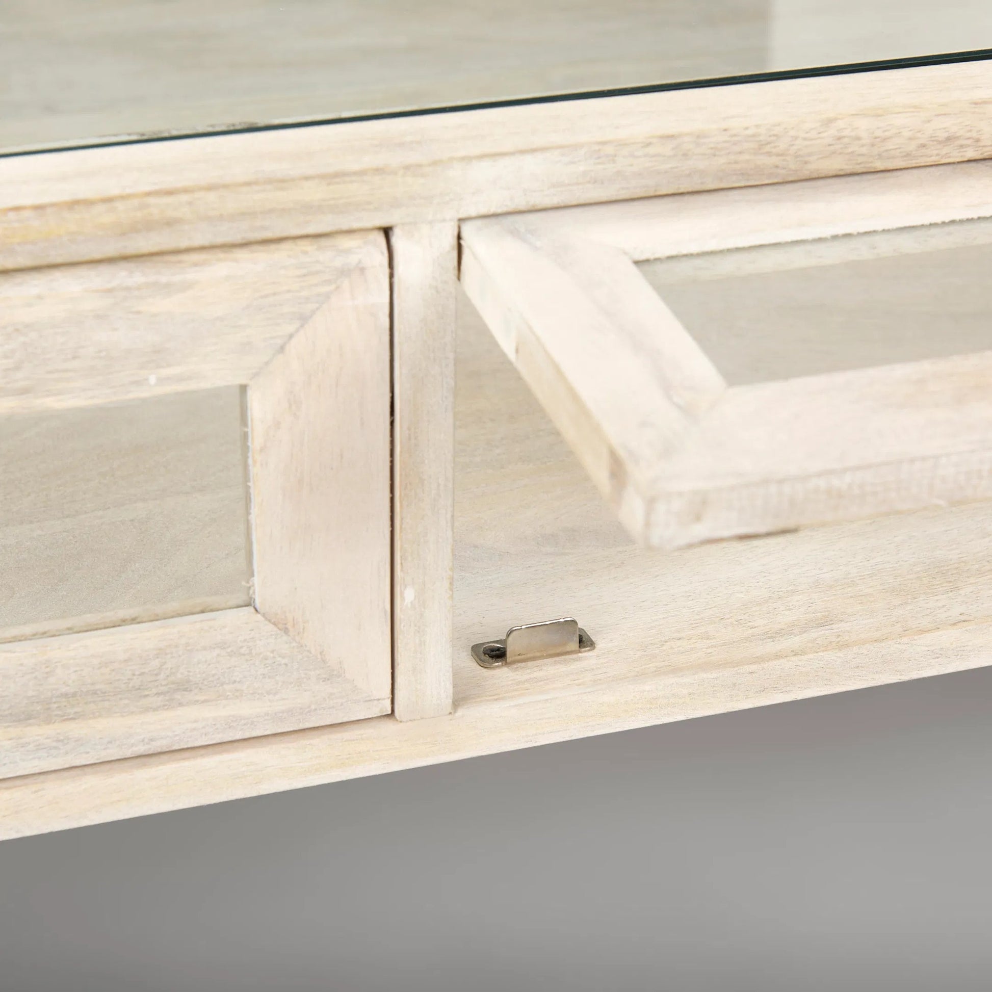 Arelius Square Coffee Table by Mercana. Made from solid wood in a transitional style.