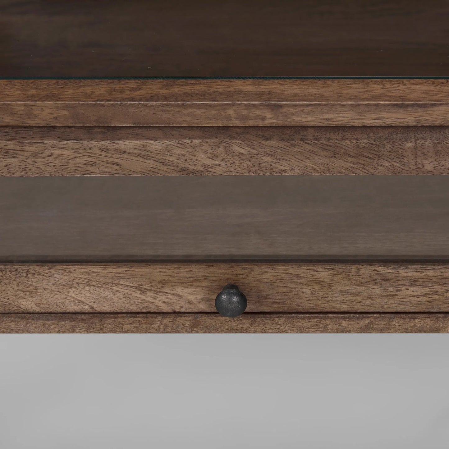 045 SI-2369737 | Closeup | Arelius Rectangular Coffee Table by Mercana. Made from solid wood in a modern style.