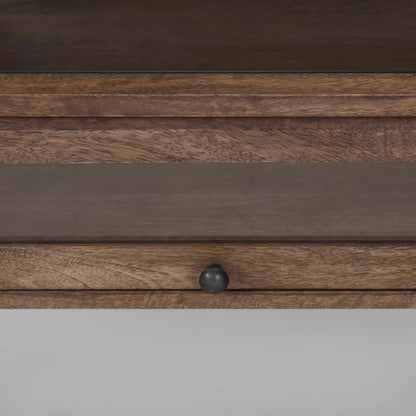 Arelius Rectangular Coffee Table by Mercana. Made from solid wood in a modern style.