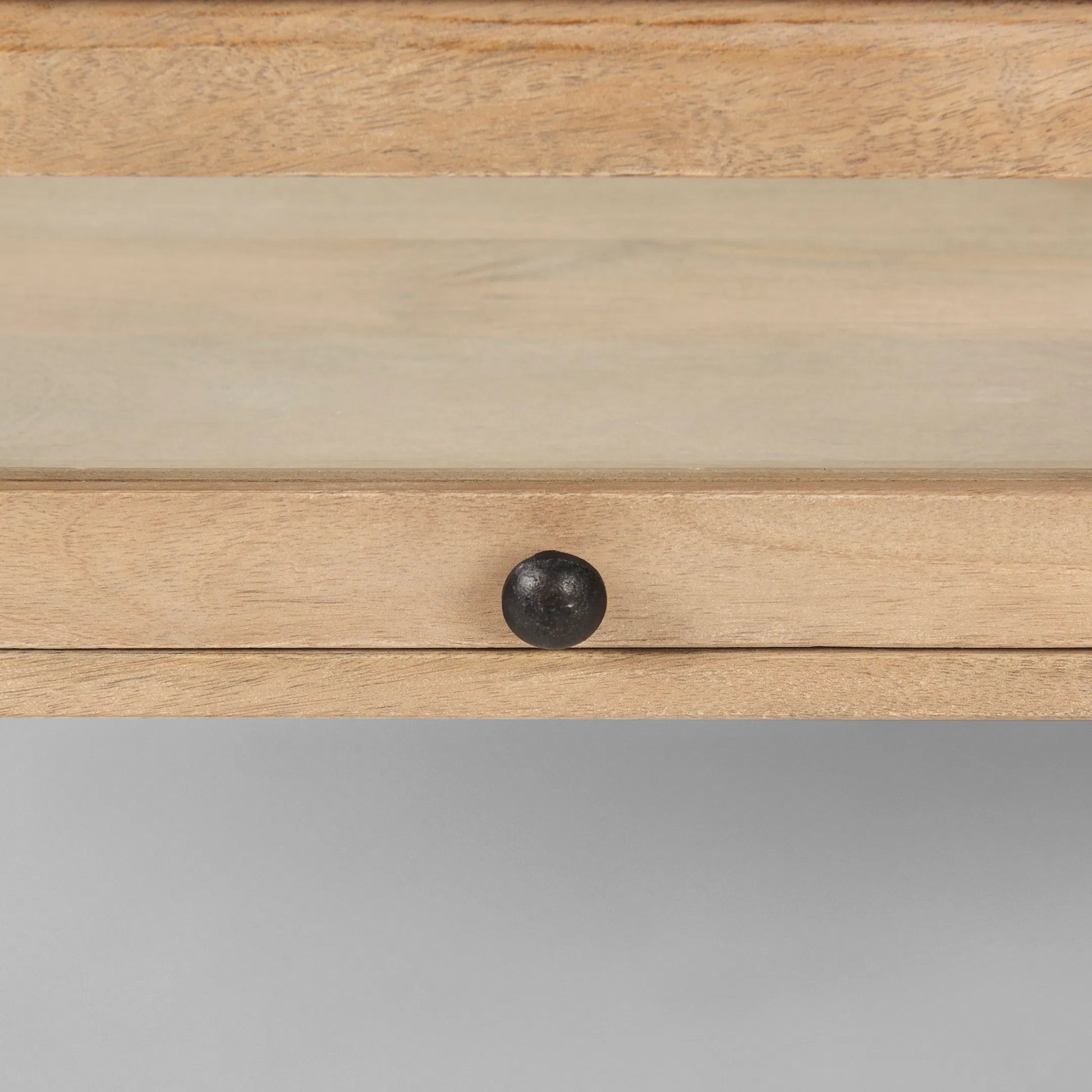 Arelius Rectangular Coffee Table by Mercana. Made from solid wood in a modern style.